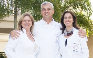 Rosana Sobral, Dr. André Leguthe e Dra. Renata Sobral